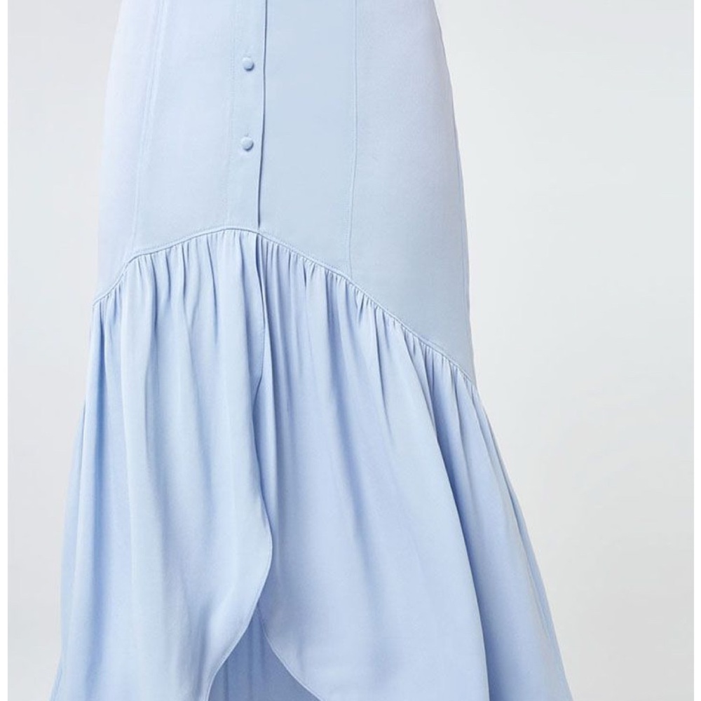 Uterque blue skirt silky feel